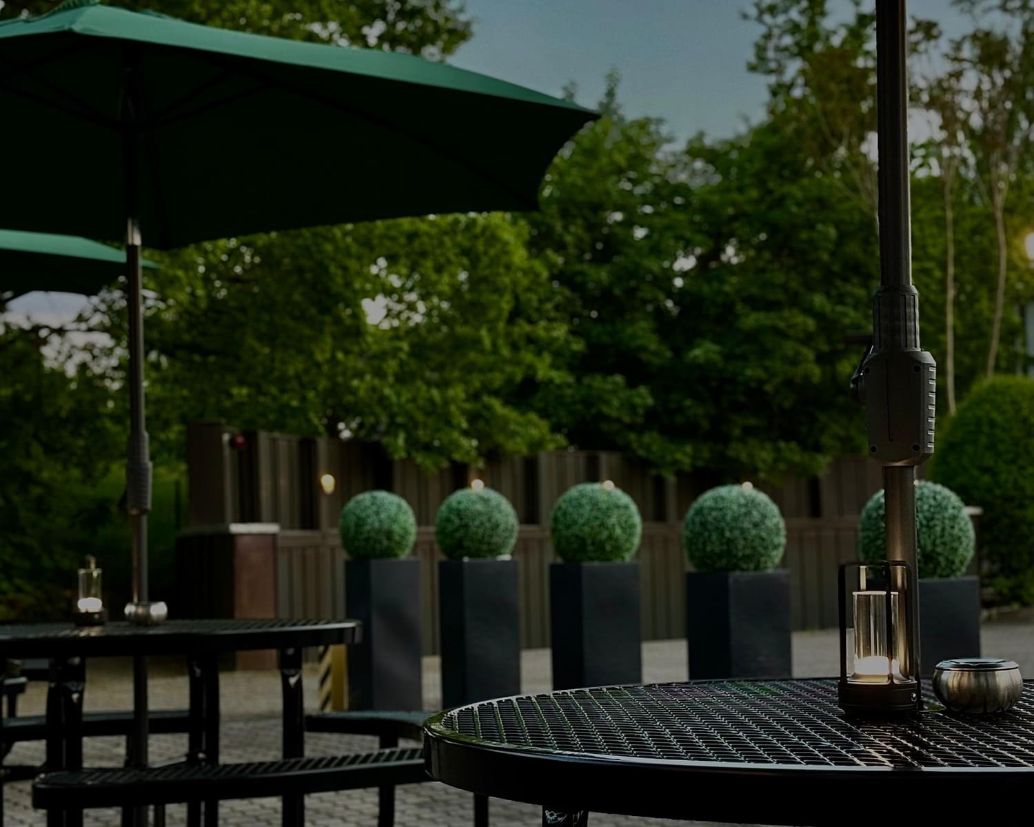 Terrasse Sportcentrum Atmosphäre